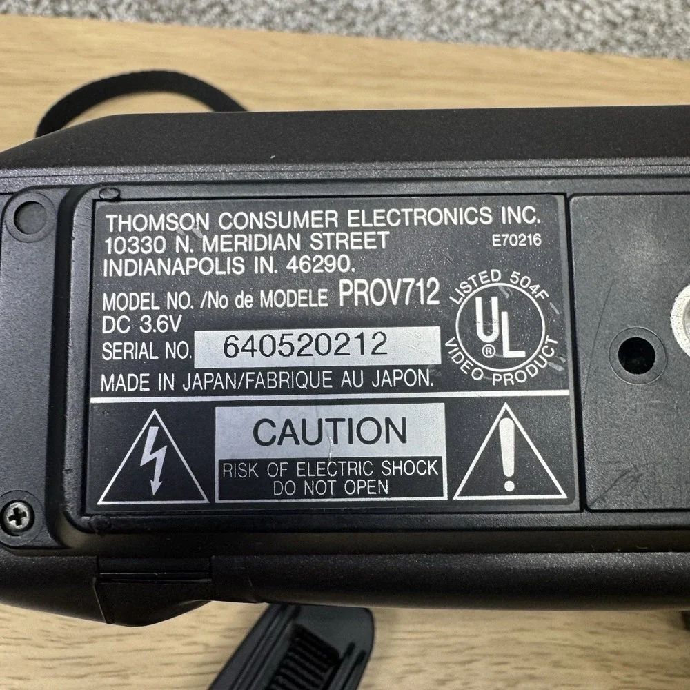 RCA ProView PROV712 Camcorder‎ W/ Accessories Tested Working